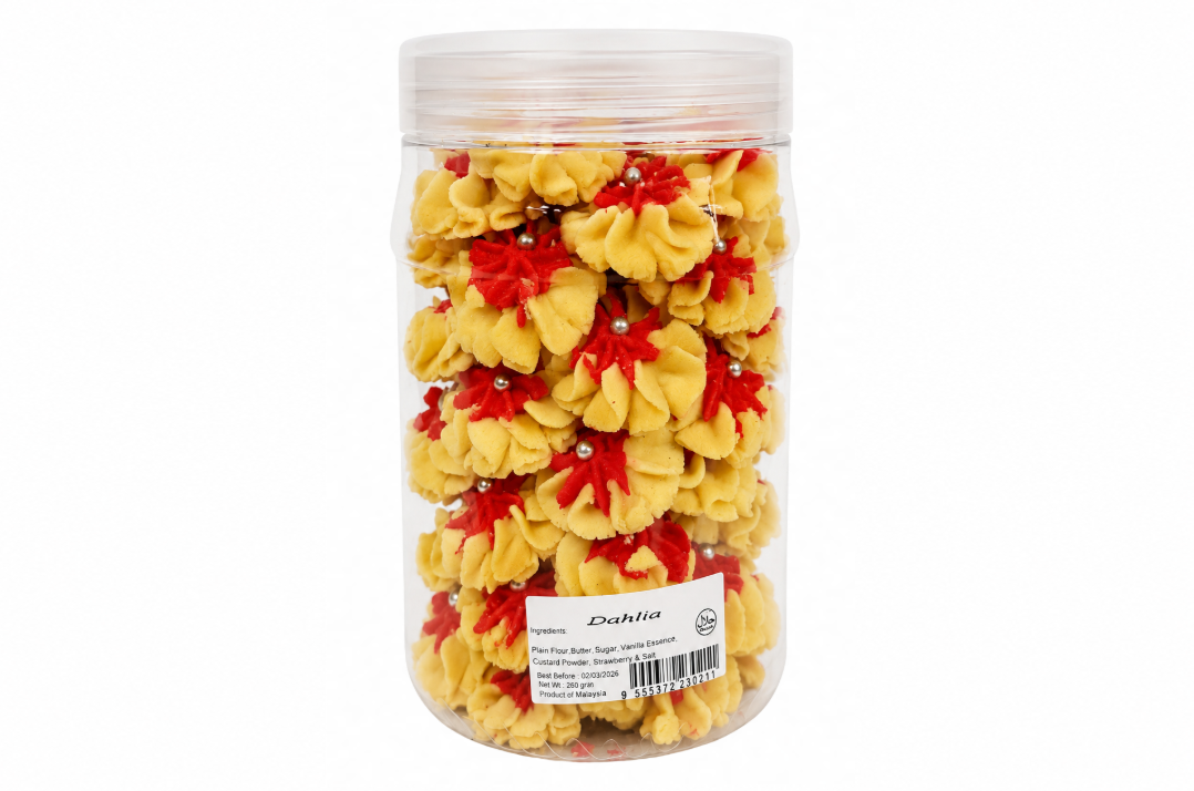 Dahlia Cookies Red